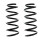 Suspension Spring set front axle coil spring KYB IAM-Expertise for BMW X5