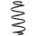 Suspension Spring set front axle coil spring Ø 165 mm KYB for e.g. FORD MONDEO