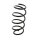 Suspension Spring set front axle Ø 133 mm KYB for e.g. FORD TOURNEO