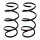 Suspension Spring set front axle coil spring Ø 158 mm KYB for MB GLA-KLASSE