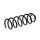 Suspension Spring set front axle coil spring Ø 115 mm KYB for e.g. MB C-KLASSE