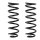 Suspension Spring set front axle coil spring Ø 114 mm KYB for e.g. MB C-KLASSE