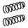 Suspension Spring set front axle coil spring Ø 112 mm KYB for e.g. MB C-KLASSE