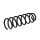 Suspension Spring set front axle coil spring Ø 112 mm KYB for e.g. MB C-KLASSE