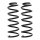 Suspension Spring set front axle coil spring Ø 116 mm KYB for e.g. MB C-KLASSE