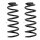 Suspension Spring set front axle coil spring Ø 116 mm KYB for e.g. MB C-KLASSE