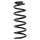 Suspension Spring set front axle coil spring Ø 116 mm KYB for e.g. MB C-KLASSE