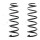 Suspension Spring set front axle coil spring Ø 113 mm KYB for e.g. MB C-KLASSE