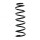 Suspension Spring set front axle coil spring Ø 111 mm KYB for e.g. MB C-KLASSE