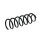 Suspension Spring set front axle coil spring Ø 111 mm KYB for e.g. MB C-KLASSE