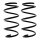 Suspension Spring set front axle coil spring Ø 150 mm KYB for e.g. MB CITAN
