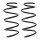 Suspension Spring set front axle coil spring Ø 149 mm KYB for e.g. OPEL CORSA