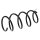 Suspension Spring set front axle coil spring Ø 143 mm KYB for e.g. OPEL CORSA