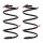 Suspension Spring set front axle coil spring Ø 138 mm KYB for e.g. SEAT LEON