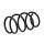 Suspension Spring set front axle coil spring Ø 141 mm KYB for e.g. SEAT LEON