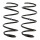 Suspension Spring set front axle Ø 162 mm KYB for e.g. NISSAN QASHQAI