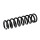Suspension Spring Set front axle coil spring Ø 123 mm KYB for TOYOTA LAND