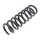 Suspension Spring set front axle coil spring Ø 110 mm KYB for e.g. MB C-KLASSE