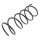 Suspension Spring set front axle coil spring Ø 154 mm KYB for PEUGEOT 306