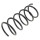 Suspension Spring set front axle coil spring Ø 142 mm KYB for e.g. RENAULT 19