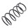 Suspension Spring set front axle Ø 162 mm KYB for e.g. PEUGEOT PARTNER