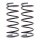 Suspension Spring set front axle coil spring Ø 158 mm KYB for CITROËN XSARA
