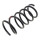 Suspension Spring set front axle coil spring Ø 133 mm KYB for DAIHATSU TERIOS