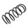 Fahrwerksfedern-Set Vorderachse Schraubenfeder Ø 192 mm KYB für u.a. FIAT DUCATO