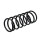Suspension Spring set front axle coil spring Ø 109 mm KYB for e.g. FORD FIESTA