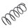 Fahrwerksfedern-Set Vorderachse Schraubenfeder Ø 149 mm KYB für u.a. FORD FOCUS