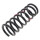 Suspension Spring set front axle coil spring Ø 120 mm KYB for KIA SPORTAGE