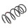 Suspension Spring set front axle coil spring Ø 154 mm KYB suitable for KIA