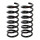 Suspension Spring set front axle coil spring Ø 120 mm KYB for LADA NIVA