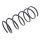 Fahrwerksfedern-Set Vorderachse Schraubenfeder Ø 148 mm KYB für MITSUBISHI SPACE