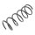 Suspension Spring set front axle Ø 137 mm KYB for NISSAN ALMERA and others