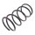 Suspension Spring set front axle Ø 173 mm KYB for e.g. NISSAN SERENA
