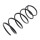 Suspension Spring set front axle Ø 177 mm KYB for e.g. RENAULT LAGUNA