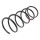 Suspension Spring set front axle Ø 151 mm KYB for e.g. TOYOTA AVENSIS