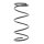 Suspension Spring set front axle Ø 151 mm KYB for e.g. TOYOTA COROLLA