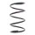 Suspension Spring set front axle coil spring Ø 178 mm KYB for KIA CARENS