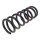 Suspension Spring set front axle Ø 119 mm KYB for various vehicles