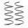 Fahrwerksfedern-Set Vorderachse Schraubenfeder Ø 171 mm KYB für u.a. MB CLK