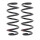 Suspension Spring set front axle coil spring KYB IAM-Expertise for AUDI Q5