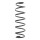 Suspension Spring set front axle coil spring KYB for e.g. CITROËN C5