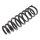 Suspension Spring set front axle coil spring KYB suitable for e.g. MAZDA 6