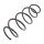 Suspension Spring set front axle KYB for e.g. MERCEDES-BENZ E-KLASSE