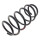 Suspension Spring set front axle coil spring KYB for NISSAN X-TRAIL