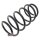 Suspension Spring set front axle coil spring KYB for NISSAN X-TRAIL
