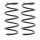 Suspension Spring set front axle coil spring KYB for e.g. RENAULT KANGOO