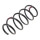 Suspension Spring set front axle coil spring KYB for e.g. SKODA YETI